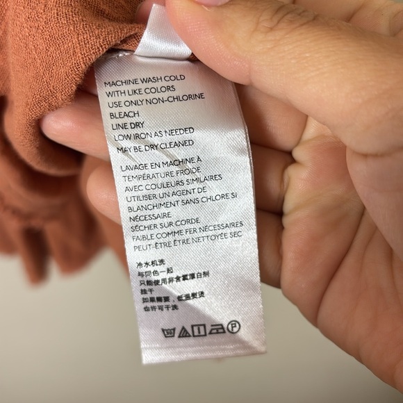 Free People Dreamweaver Embroidered Cotton Tassel Puff Sleeve Tunic Top Sz XS - Picture 5 of 12